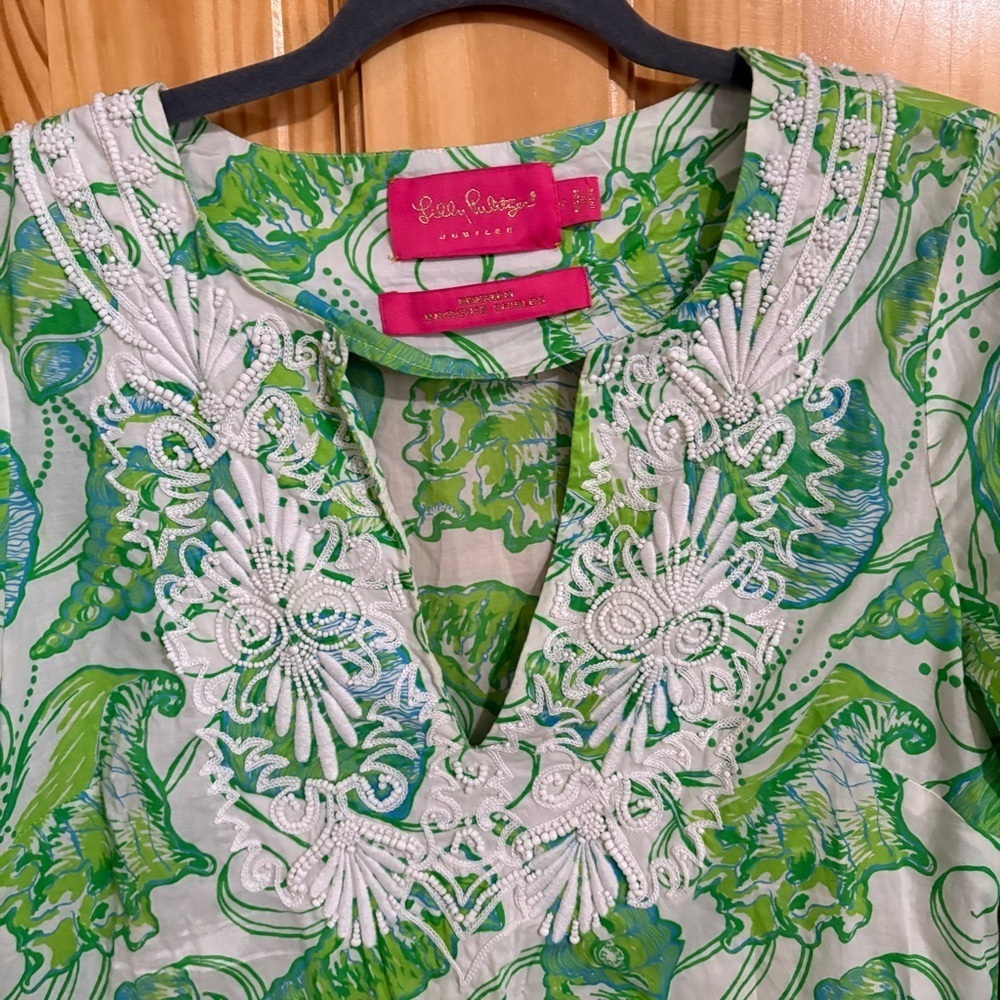 LILLY PULITZER Jubilee Designed By Brooke Shields Floral Beaded Dress - Picture 3 of 5